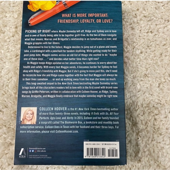 Maybe Now by Colleen Hoover - Picture 2 of 2